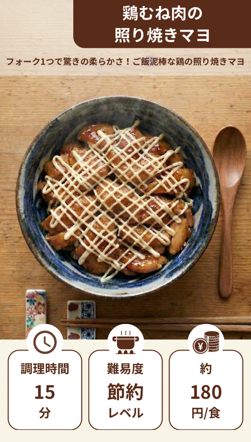 鶏の照り焼きマヨ