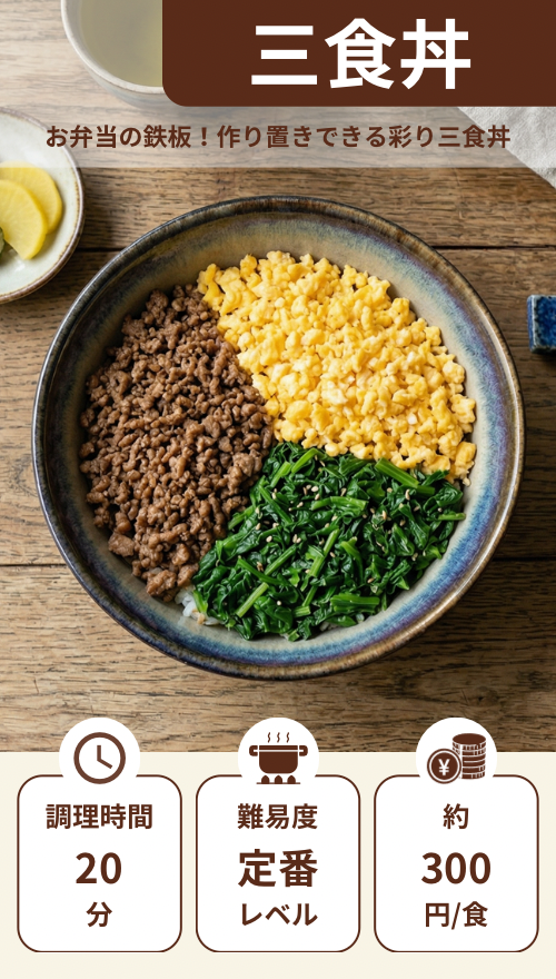 三食丼