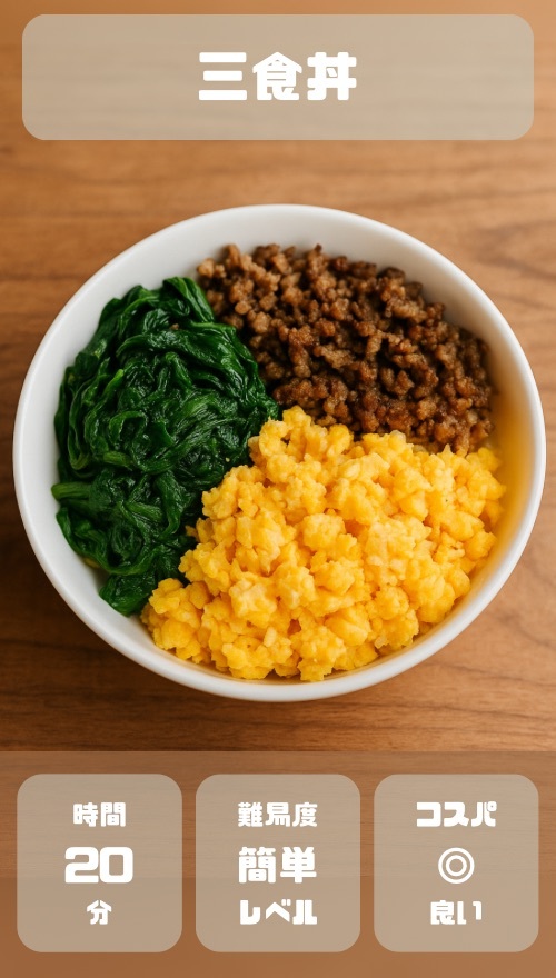 三食丼