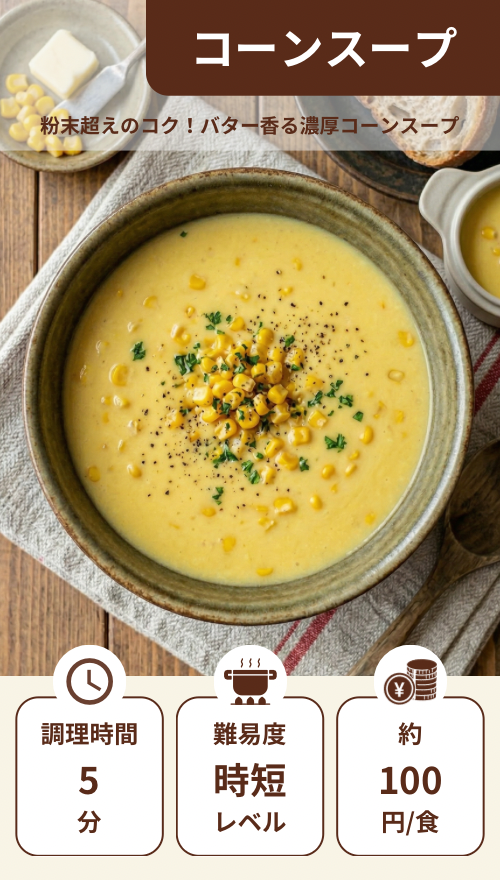 コーンスープ