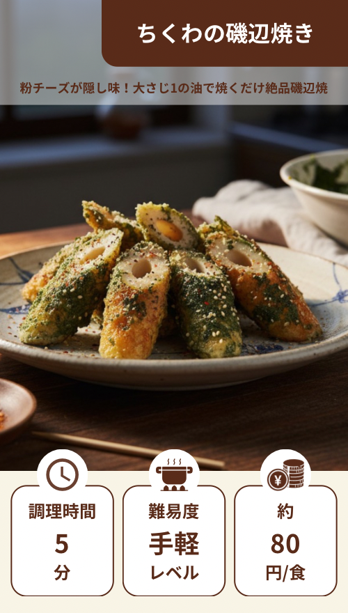 ちくわの磯辺焼き